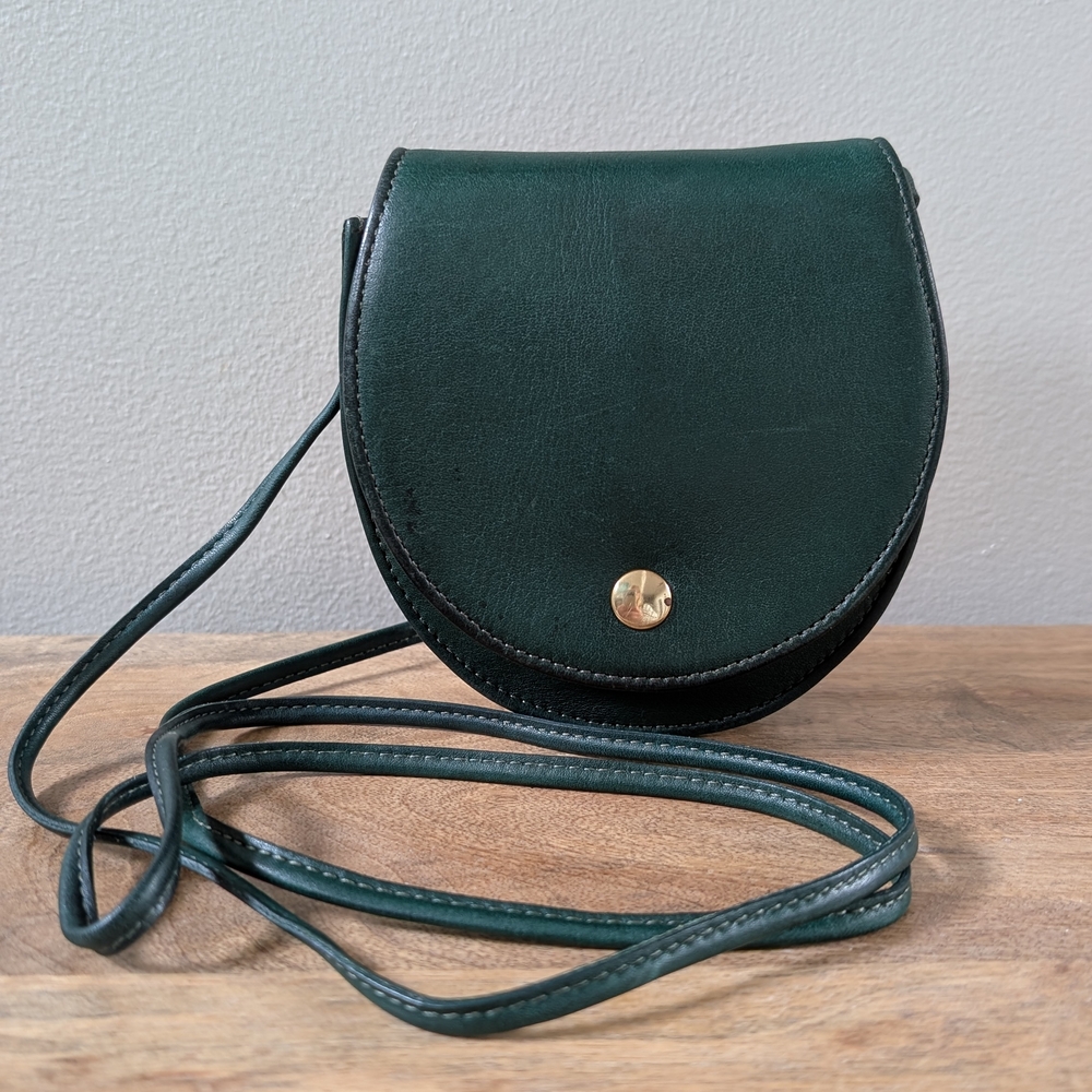 Coach Dark Green Mini Crossbody Bag